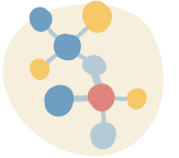 Atomic model of a hormone.